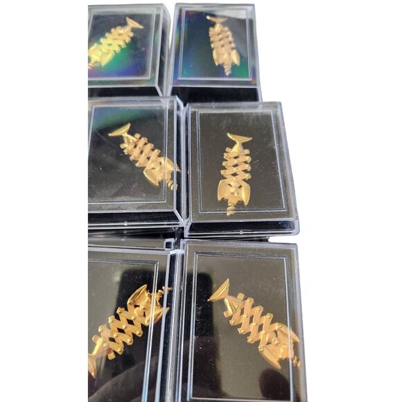 Wine Accordian Corkscrew Gold Plated Tie Tac  Lapel Pin 1 x 1 1/2 Black Velvet C - Picture 3 of 5